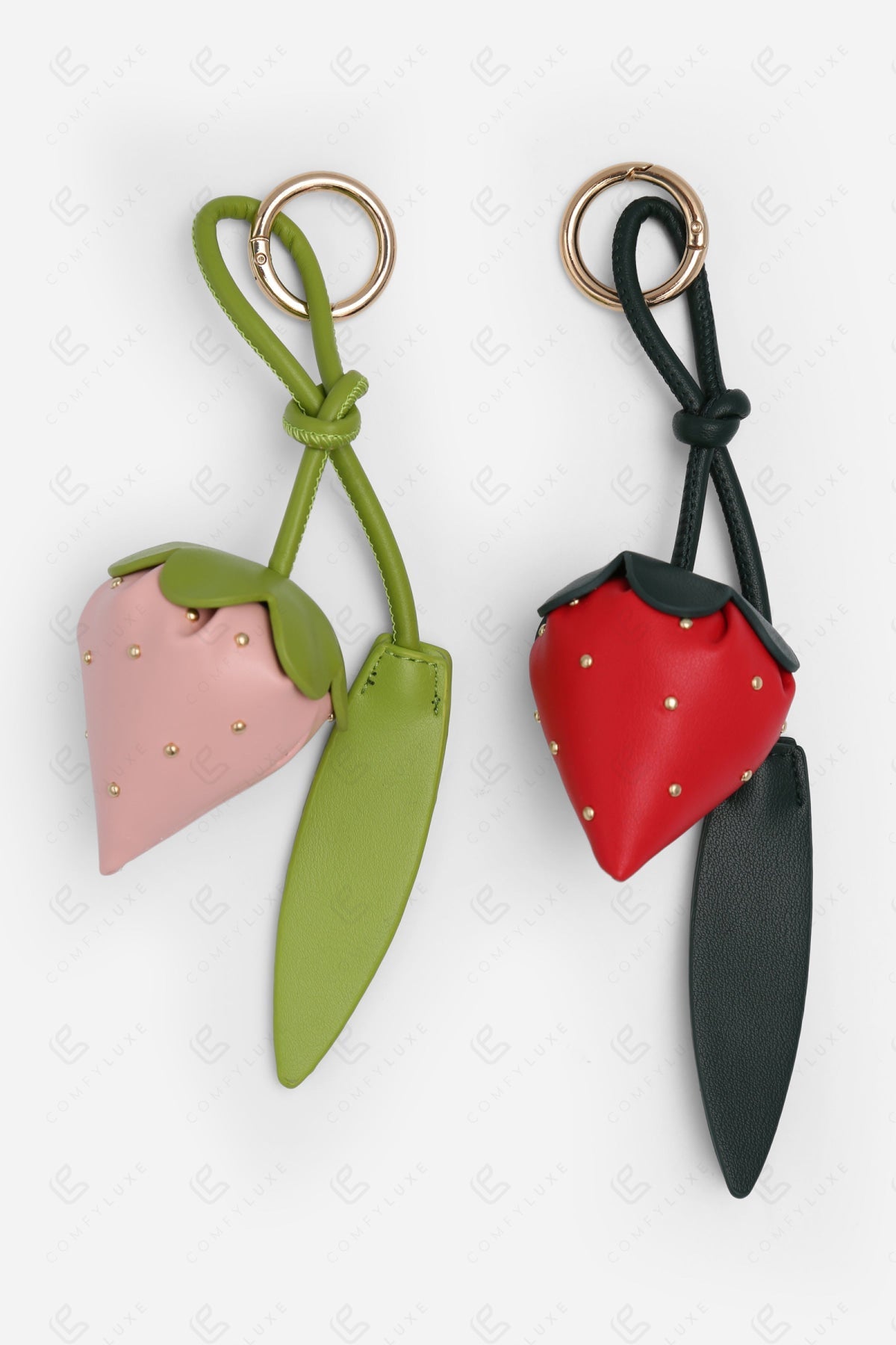 STRAWBERRY KEYCHAIN/BAG CHARM KEYCHAINS