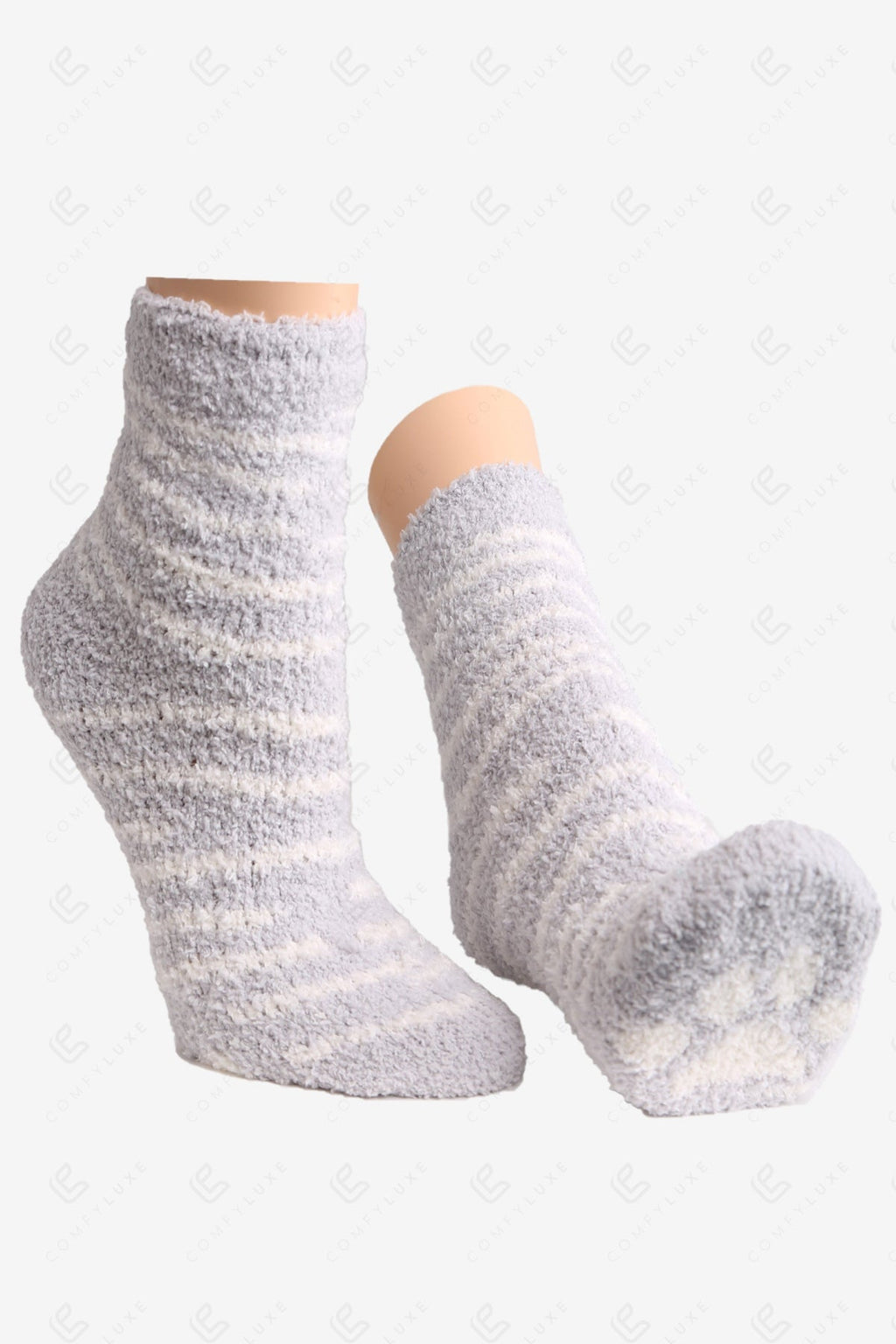 TIGER & PAW PRINT PATTERN MINI-CREW SOCK SOCKS