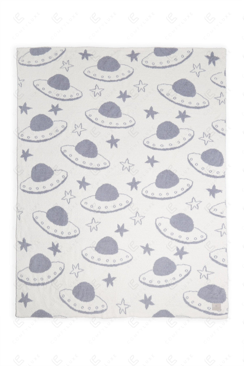 UFO & STAR PATTERN THROW BLANKET UFO THROW BLANKETS