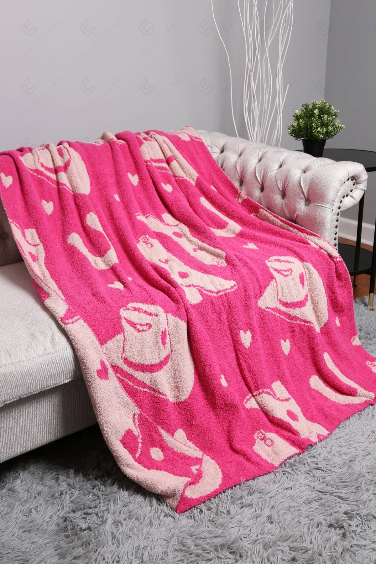 Jcl4322 Throw Blankets